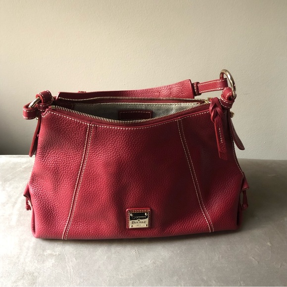 Dooney & Bourke red tote purse - Picture 2 of 3